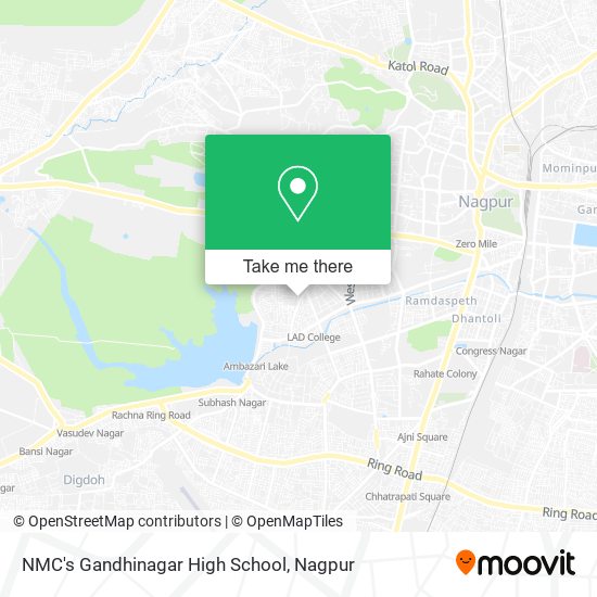 NMC's Gandhinagar High School map