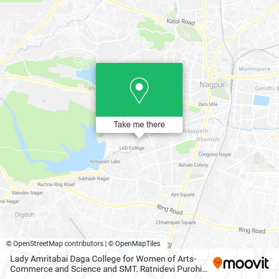 Lady Amritabai Daga College for Women of Arts-Commerce and Science and SMT. Ratnidevi Purohi Colleg map