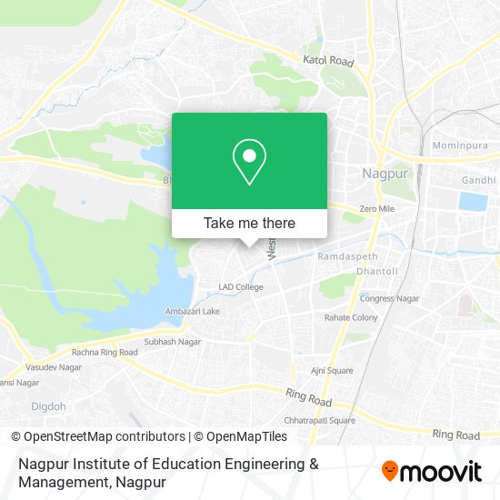 Nagpur Institute of Education Engineering & Management map