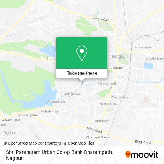 Shri Parshuram Urban Co-op Bank-Dharampeth map