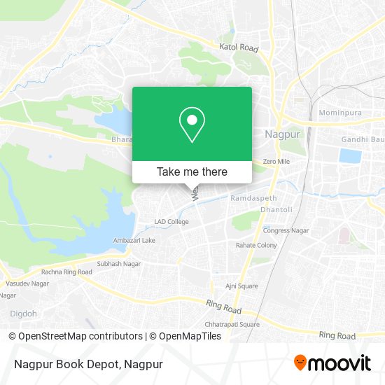 Nagpur Book Depot map