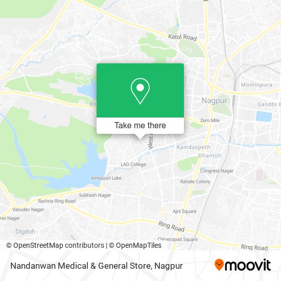 Nandanwan Medical & General Store map