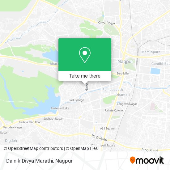 Dainik Divya Marathi map