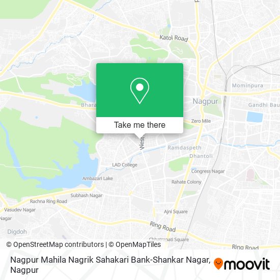 Nagpur Mahila Nagrik Sahakari Bank-Shankar Nagar map