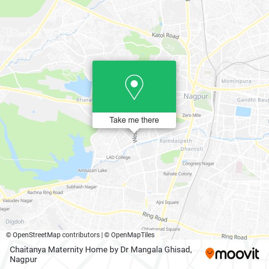 Chaitanya Maternity Home by Dr Mangala Ghisad map