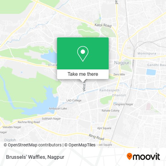 Brussels' Waffles map