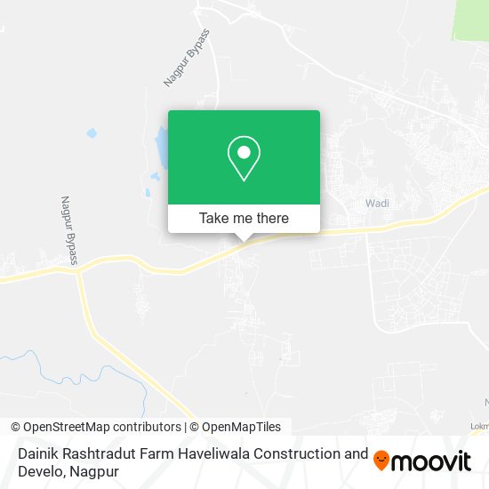 Dainik Rashtradut Farm Haveliwala Construction and Develo map