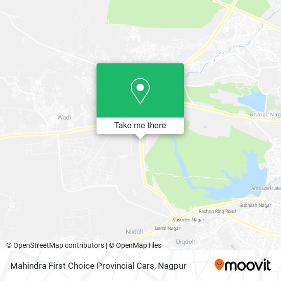 Mahindra First Choice Provincial Cars map