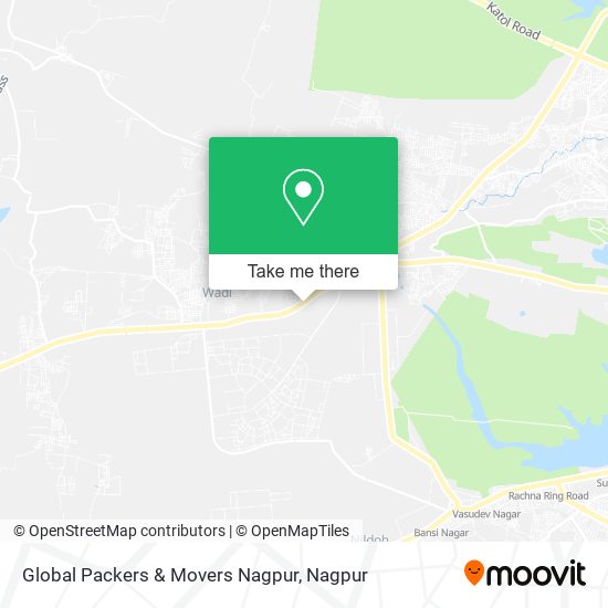 Global Packers & Movers Nagpur map