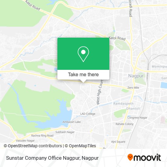 Sunstar Company Office Nagpur map