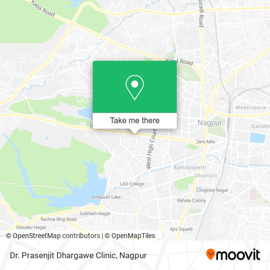 Dr. Prasenjit Dhargawe Clinic map