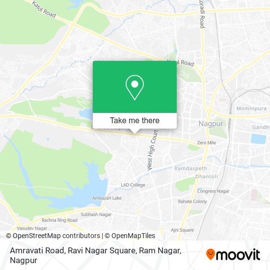 Amravati Road, Ravi Nagar Square, Ram Nagar map