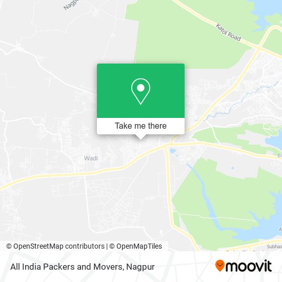 All India Packers and Movers map