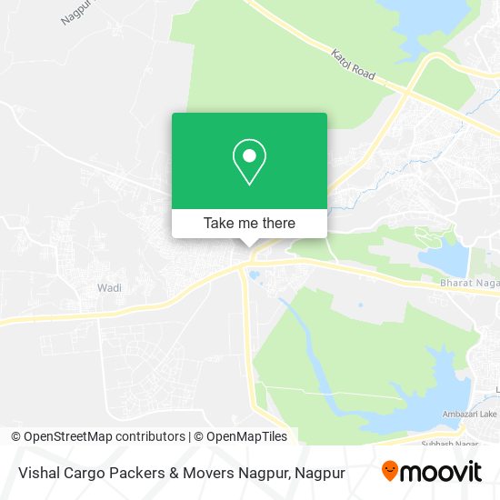 Vishal Cargo Packers & Movers Nagpur map