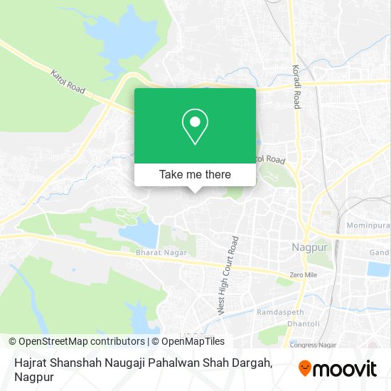 Hajrat Shanshah Naugaji Pahalwan Shah Dargah map