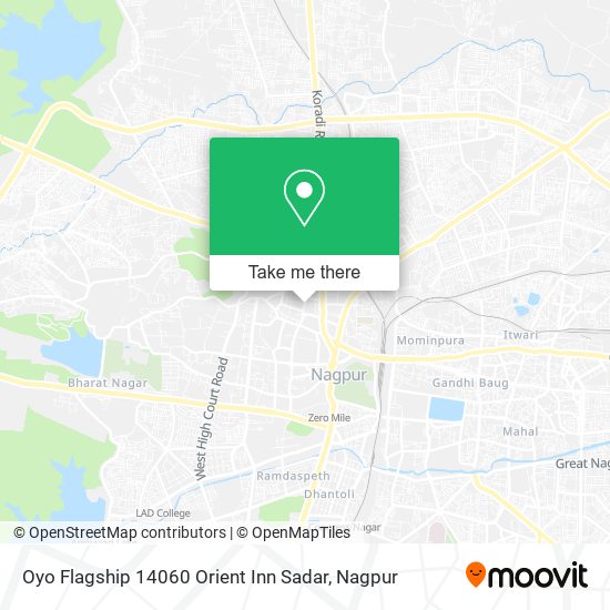 Oyo Flagship 14060 Orient Inn Sadar map