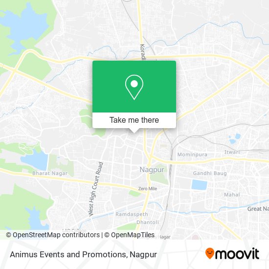 Animus Events and Promotions map