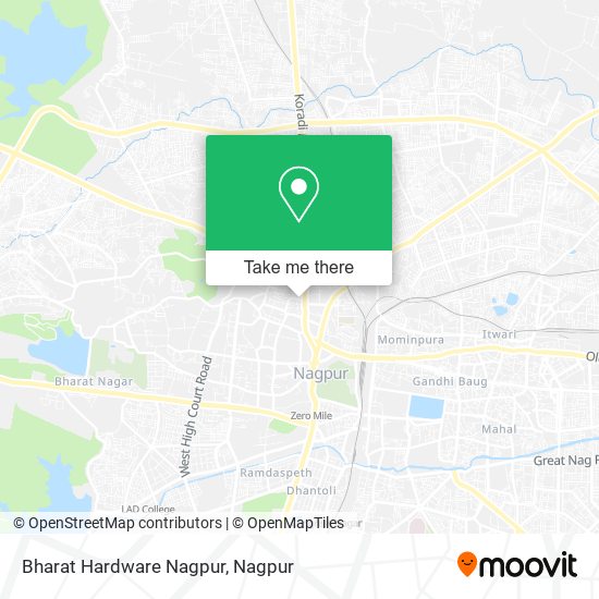 Bharat Hardware Nagpur map