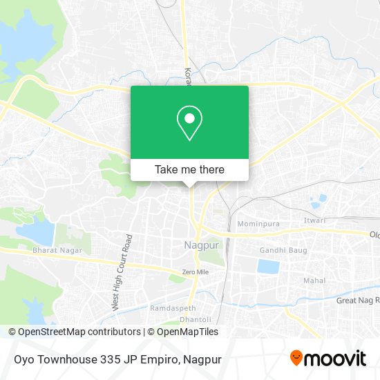 Oyo Townhouse 335 JP Empiro map