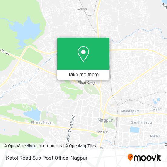 Katol Road Sub Post Office map