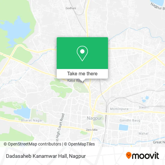 Dadasaheb Kanamwar Hall map