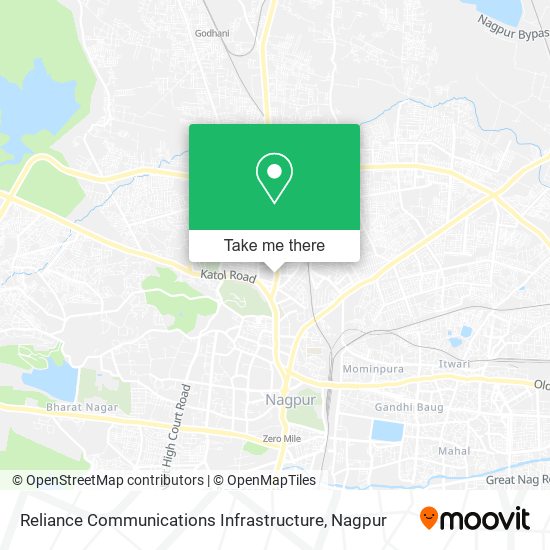 Reliance Communications Infrastructure map