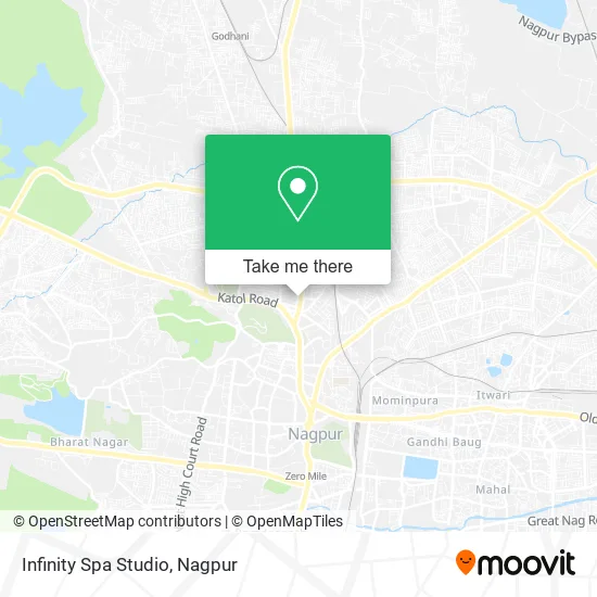 Infinity Spa Studio map