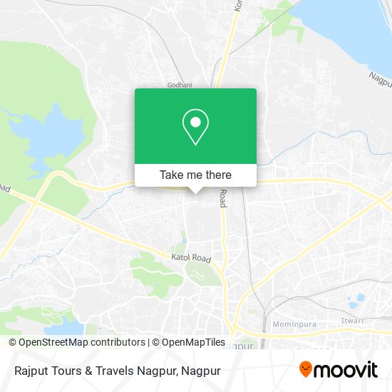 Rajput Tours & Travels Nagpur map