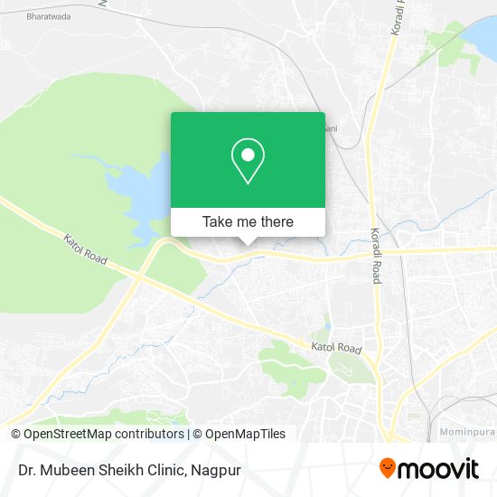 Dr. Mubeen Sheikh Clinic map