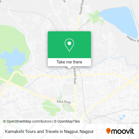 Kamakshi Tours and Travels in Nagpur map