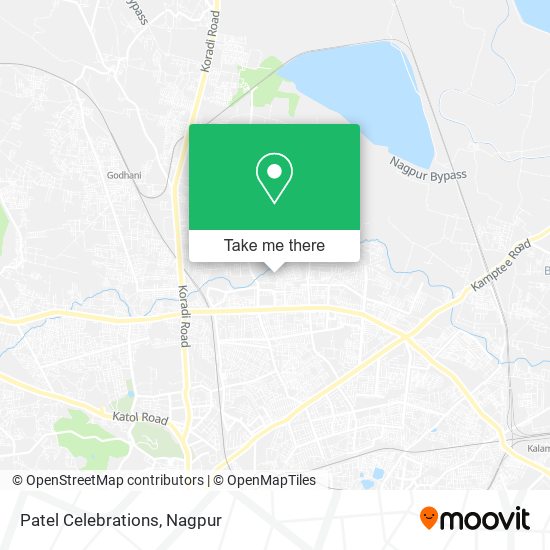 Patel Celebrations map