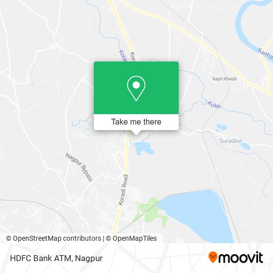 HDFC Bank ATM map