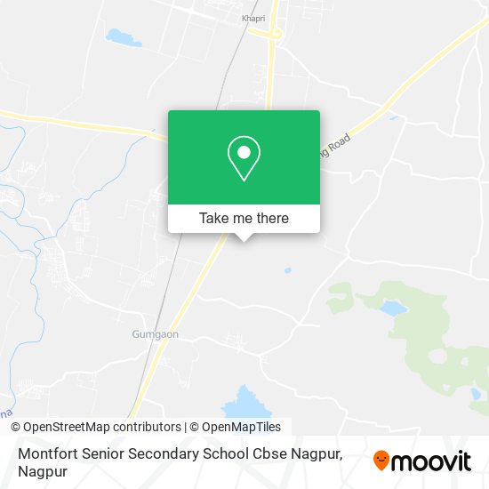 Montfort Senior Secondary School Cbse Nagpur map