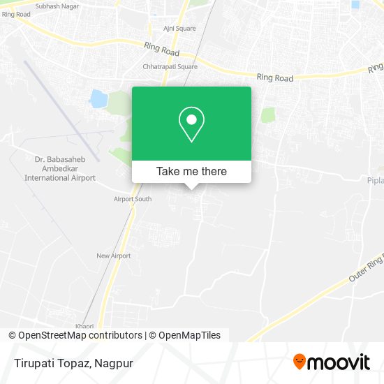 Tirupati Topaz map