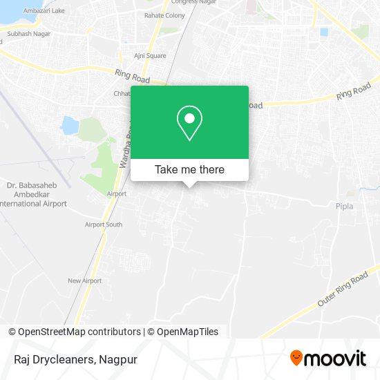 Raj Drycleaners map