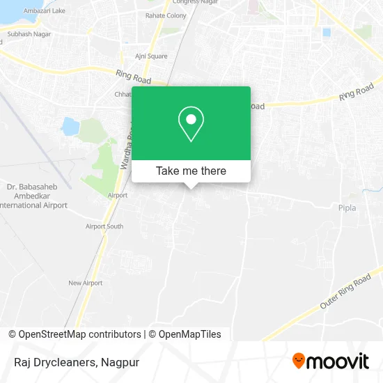 Raj Drycleaners map