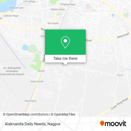 Alaknanda Daily Needs map