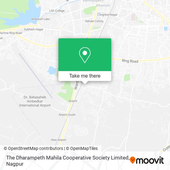 The Dharampeth Mahila Cooperative Society Limited map