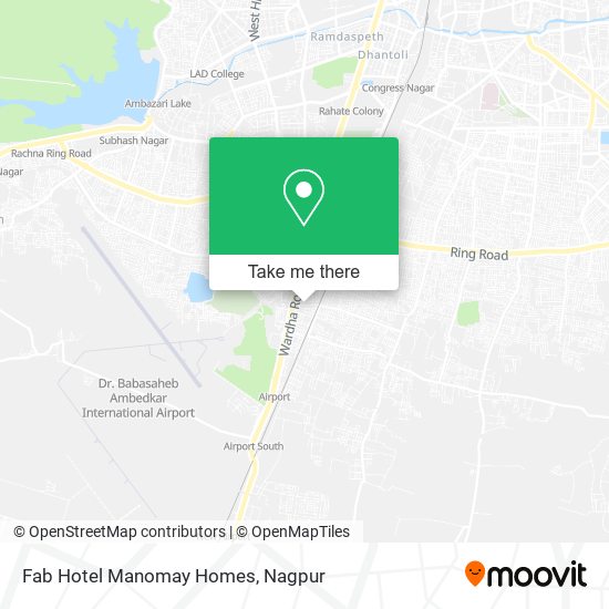 Fab Hotel Manomay Homes map