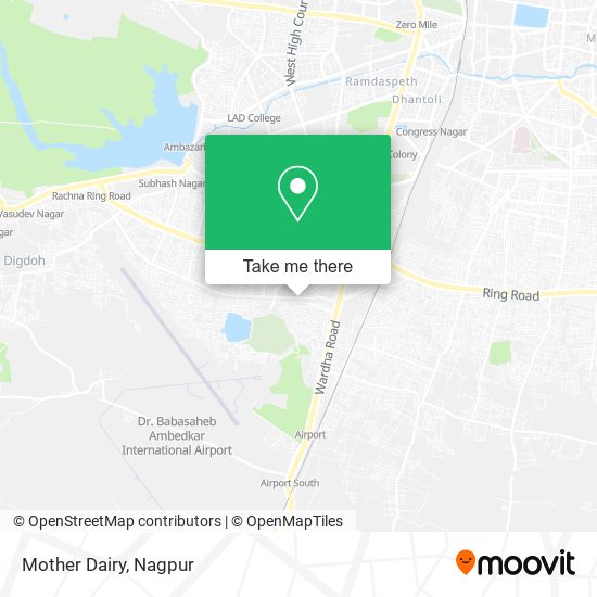 Mother Dairy map