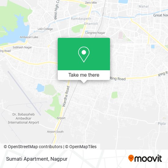 Sumati Apartment map