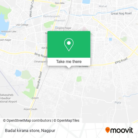 Badal kirana store map
