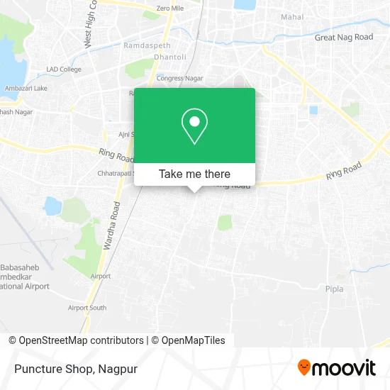 Puncture Shop map