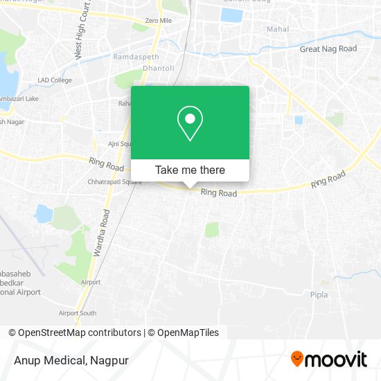 Anup Medical map