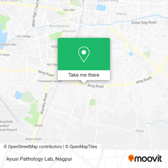 Ayusi Pathology Lab map