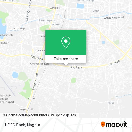 HDFC Bank map