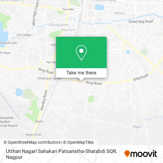 Utthan Nagari Sahakari Patsanstha-Shatabdi SQR map