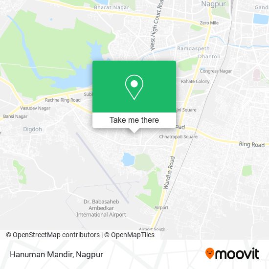 Hanuman Mandir map