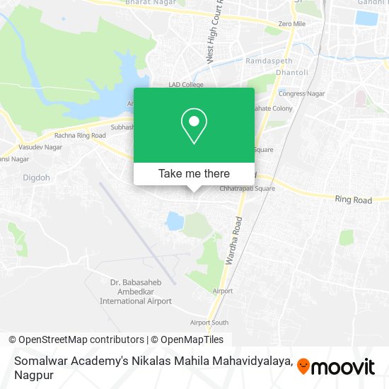 Somalwar Academy's Nikalas Mahila Mahavidyalaya map