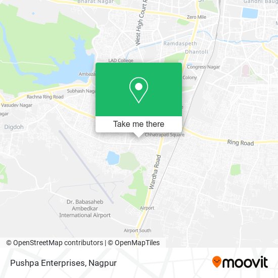 Pushpa Enterprises map